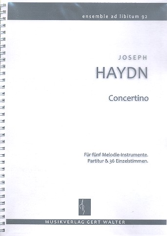 Concertino  für flexibles Ensemble  Partitur und Stimmen