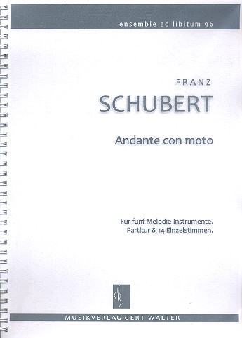 Andante con moto  für flexibles Ensemble  Partitur und Stimmen