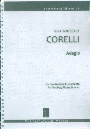 Adagio  für flexibles Ensemble  Partitur und Stimmen
