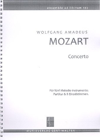 Concerto  für flexibles Ensemble  Partitur und Stimmen