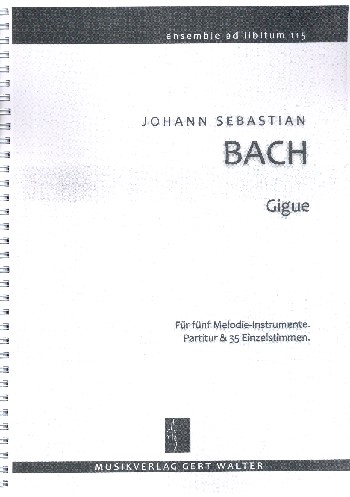 Gigue&nbsp;&nbsp;für flexibles Ensemble&nbsp;&nbsp;Partitur und Stimmen