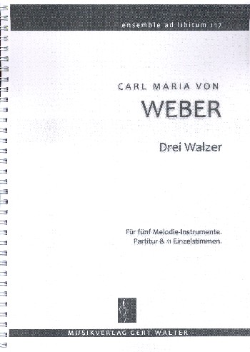 3 Walzer  für flexibles Ensemble  Partitur und Stimmen