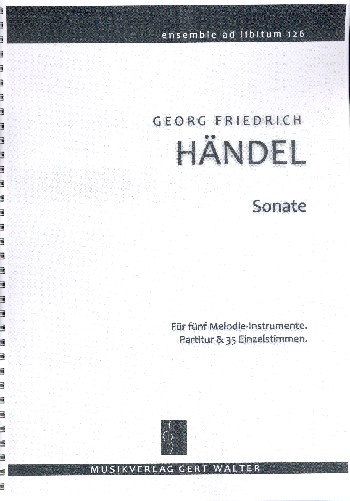 Sonate&nbsp;&nbsp;für flexibles Ensemble&nbsp;&nbsp;Partitur und Stimmen