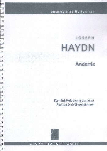 Andante  für flexibles Ensemble  Partitur und Stimmen