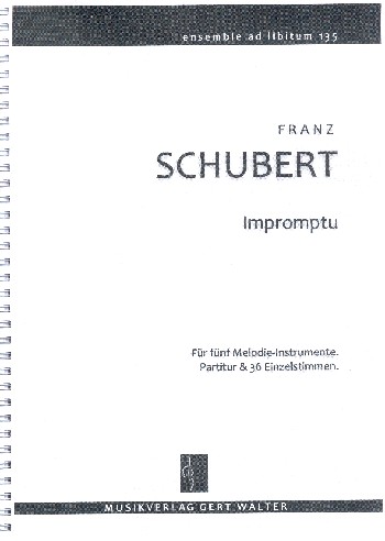 Impromptu op.142,3&nbsp;&nbsp;für flexibles Ensemble&nbsp;&nbsp;Partitur und Stimmen