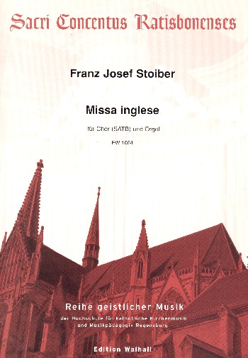 Missa inglese&nbsp;&nbsp;für gem Chor und Orgel&nbsp;&nbsp;Partitur