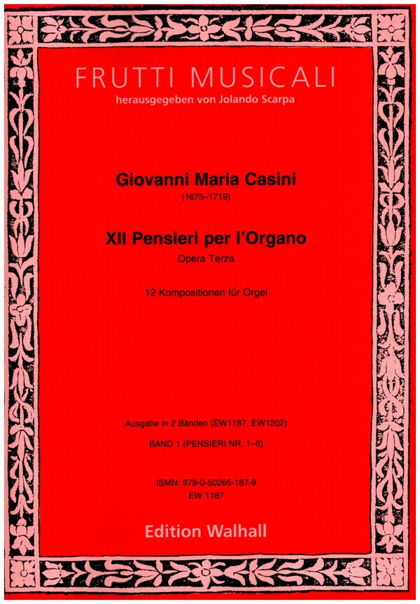 12 Pensieri per l'Organo Band 1 (Nr.1-6)  für Orgel  