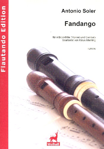 Fandango  für Altblockflöte (Violine) und Cembalo  