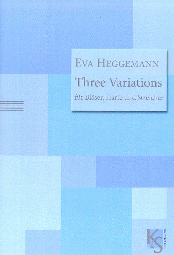 3 Variations  für Bläser, Harfe und Streicher  Partitur und Stimmen (1-1-1--1-1-1-1-1-1-1)