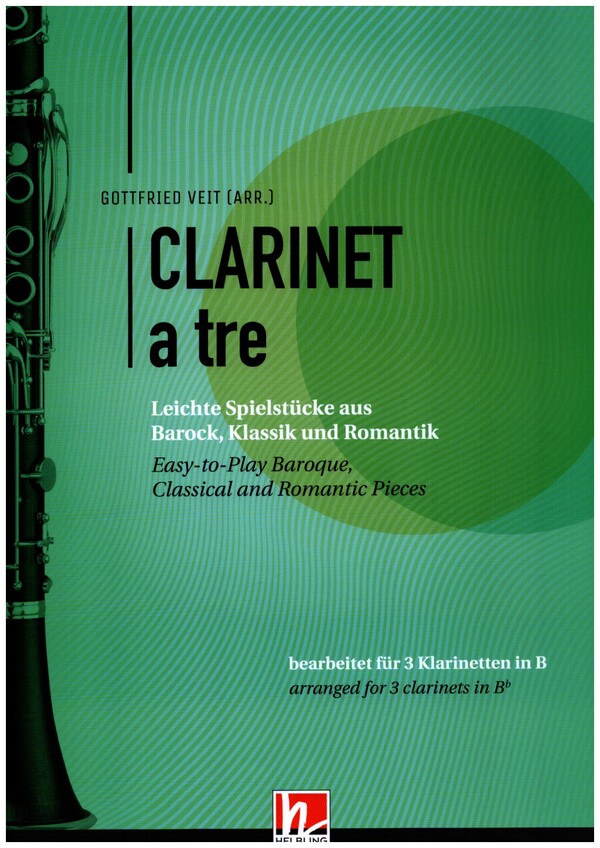 Clarinet a tre&nbsp;&nbsp;für 3 Klarinetten in B&nbsp;&nbsp;Partitur und Stimmen