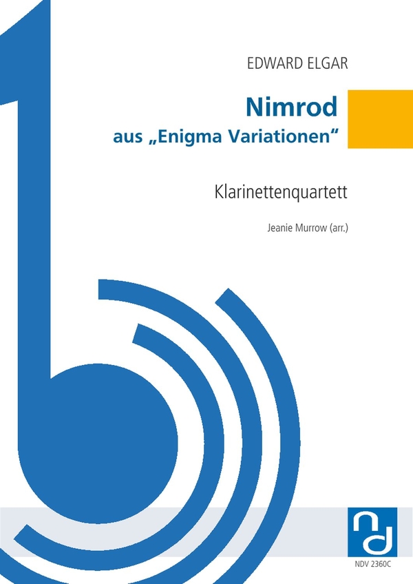 Nimrod  für 4 Klarinetten  Partitur und Stimmen