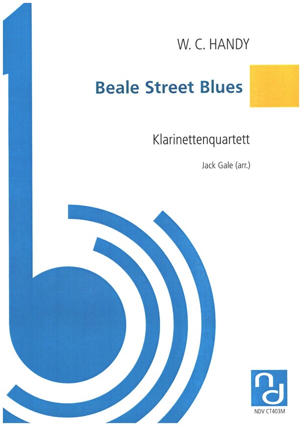 Beale Street Blues  für 4 Klarinetten  Partitur und Stimmen
