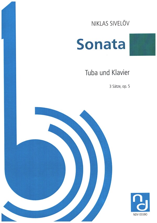 Sonata op.5  für Tuba und Klavier  Klavierpartitur mit Solostimme