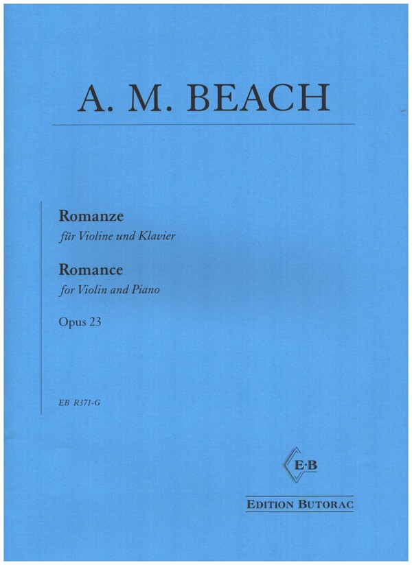 Romanze op.23  für Violine und Klavier  