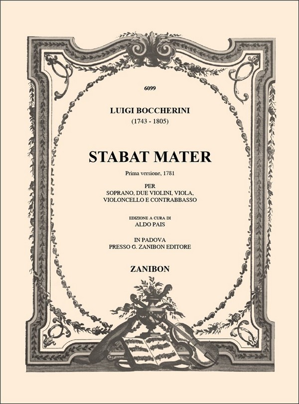 Stabat mater prima versione G532  für Sopran und Streicher  Stimmen