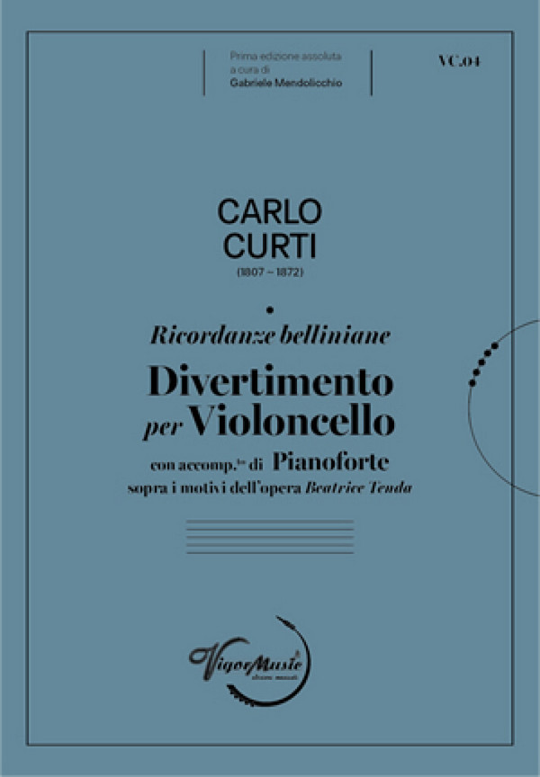 Carlo Curti, Divertimento  Cello und Klavier  Buch