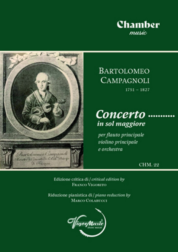 Bartolomeo Campagnoli, Concerto in Sol Maggiore  for Flute, Violin and Piano  Set