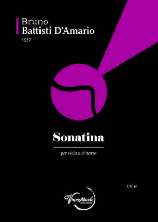 Bruno Battisti D?Amario, Sonatina  for Violin and Guitar  Book