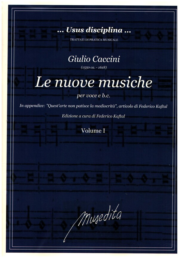 Giulio Caccini Le nuove musiche アート・デザイン・音楽 Giulio