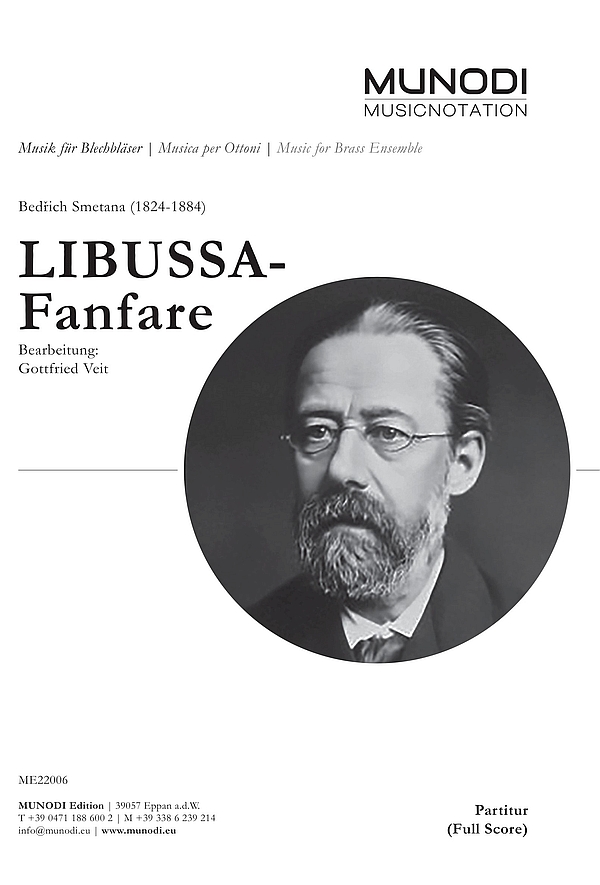 Libussa-Fanfare&nbsp;&nbsp;für Blechbläser (Blasorchester) und Pauke&nbsp;&nbsp;Partitur und Stimmen