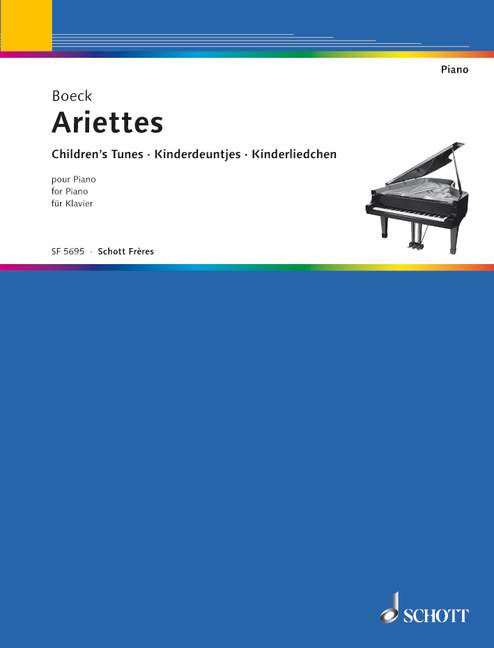 Boeck, Auguste de Ariettes 1/6  Klavier  