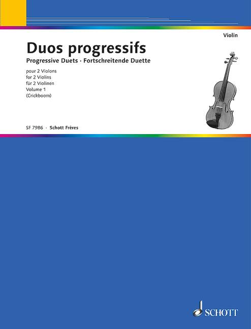 Duos progressifs Band 1  für 2 Violinen  Stimmen