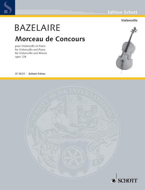 Morceau de Concours op. 124  Violoncello und Klavier  