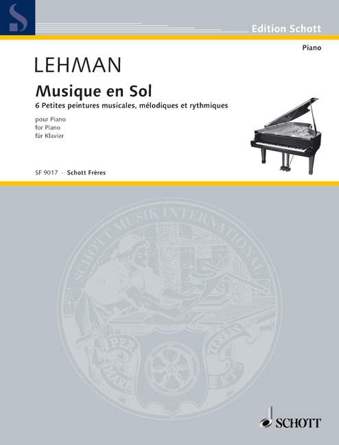 Lehman, Evangeline Musique en Sol  Klavier  