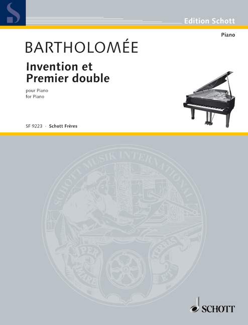 Bartholomée, Pierre Invention et Premier double  Klavier  