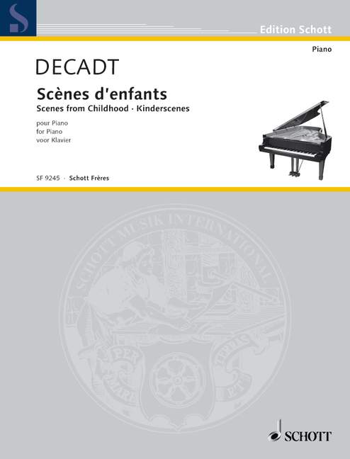 Decadt, Jan Scènes d'enfants  Klavier  