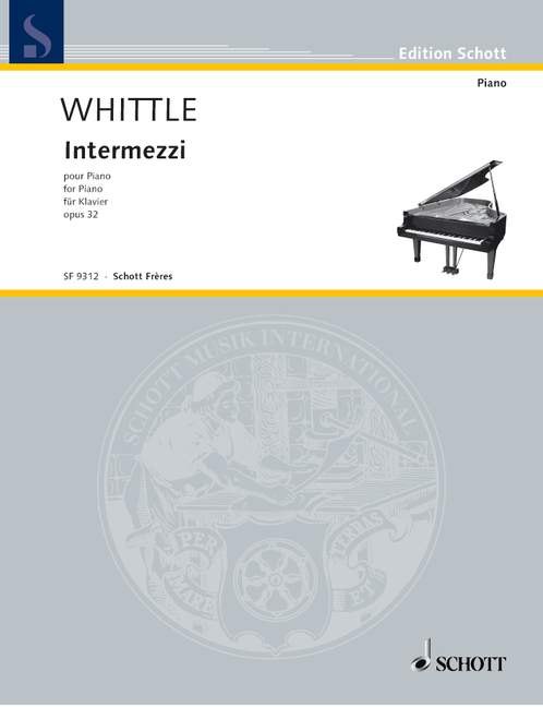 Whittle, Chris Intermezzi op. 32&nbsp;&nbsp;Klavier&nbsp;&nbsp;