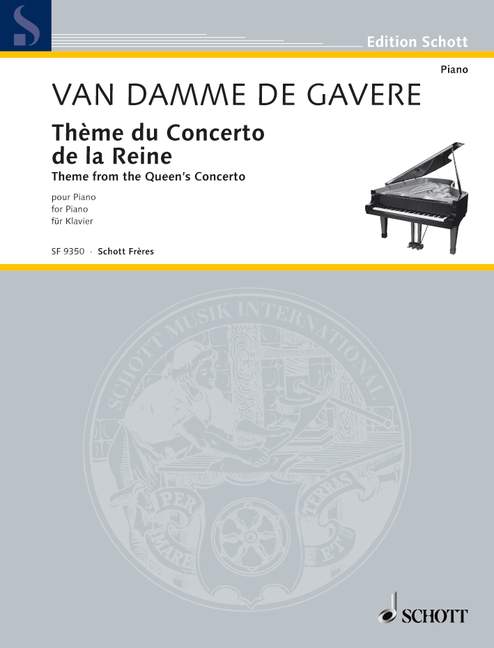 Damme de Gavere, Didier van Thème du Concerto de la Reine  Klavier  