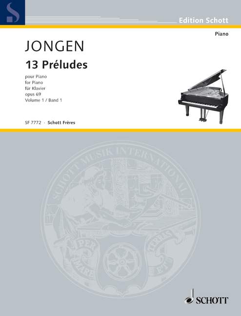 13 Préludes op.69 vol.1  für Klavier  