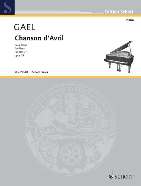 Chanson d'avril op. 58  Klavier  