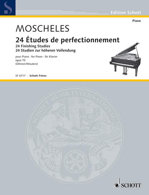 24 études de perfectionnement op.70  pour piano  