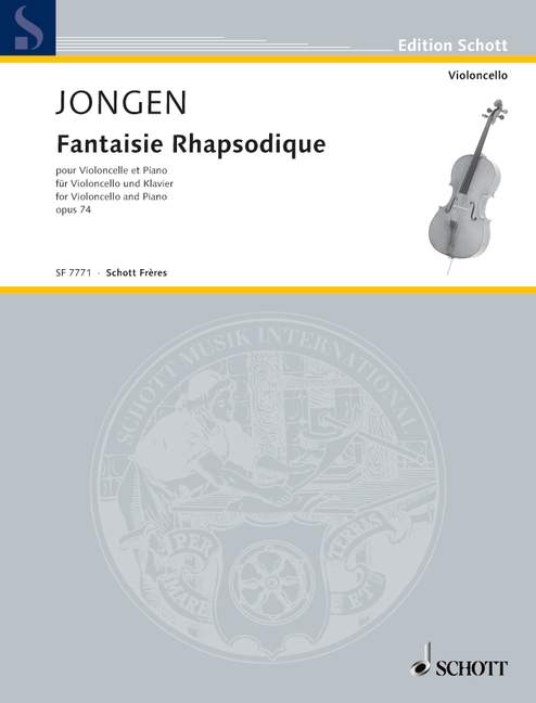 Fantaisie Rhapsodique op. 74  Violoncello und Klavier  