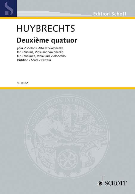 Deuxième Quatuor  für 2 Violinen, Viola und Violoncello  Partitur