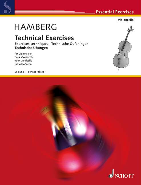 Hamberg, Th. van Exercises Techniques  Violoncello  