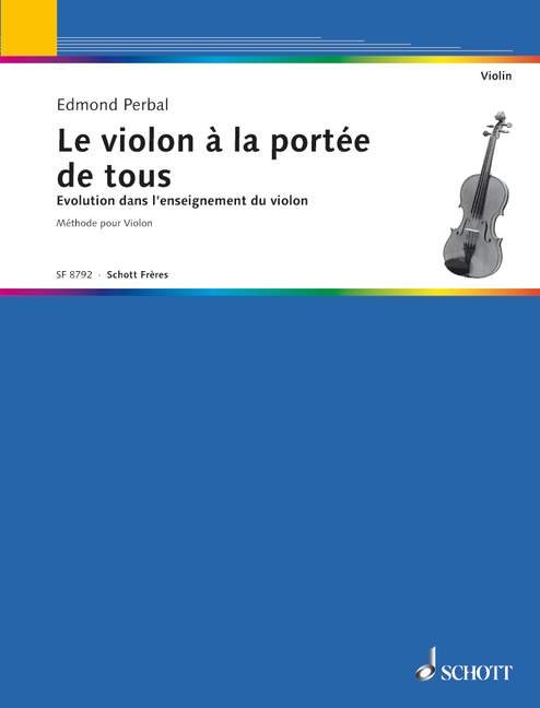 Perbal, Edmond Le violon à la portée de tous  Violine  
