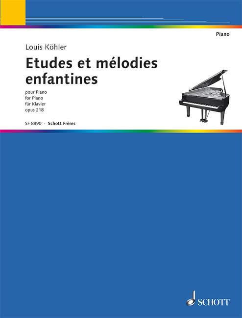 Etudes et mélodies enfantines op.218  für Klavier  