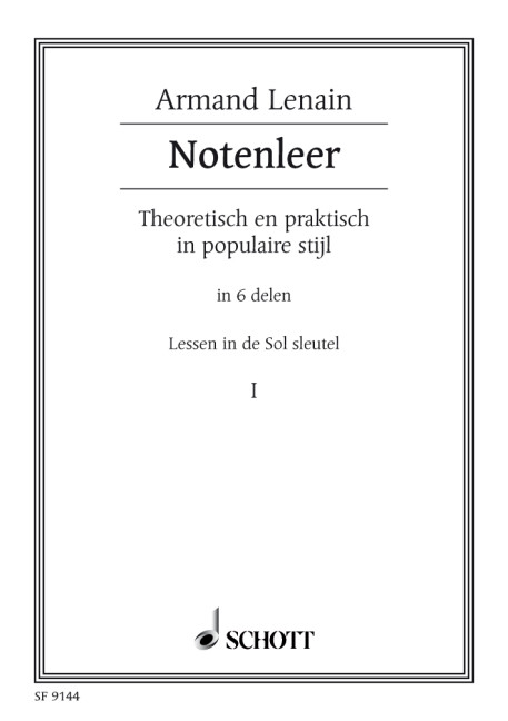 Lenain, Armand Notenleer Vol. 1  Singstimme  