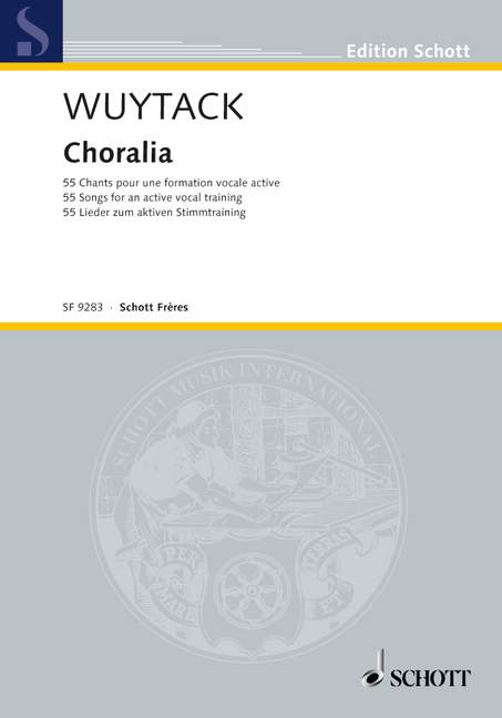 Choralia  Singstimme  Partitur