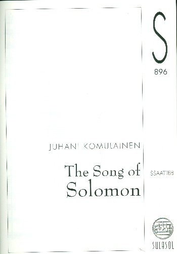 The Song of Solomon  for mixed chorus (SSAATTBB)  score (en)