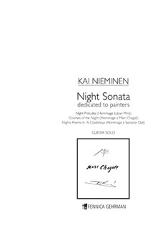 Night Sonatas  Gitarre  Spielbuch