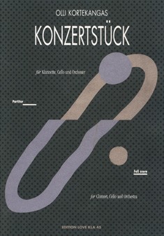 Konzertstück  Klarinette, Violoncello und Orchester  Partitur