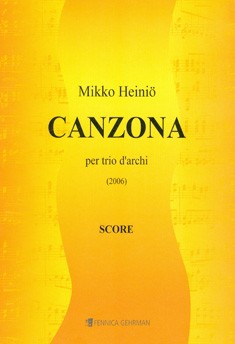 Heiniö, Mikko  Canzona  Partitur