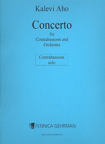 Konzert für Kontrafagott und Orchester  Kontrafagott  