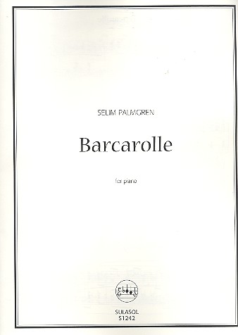 Barcarolle  for piano  