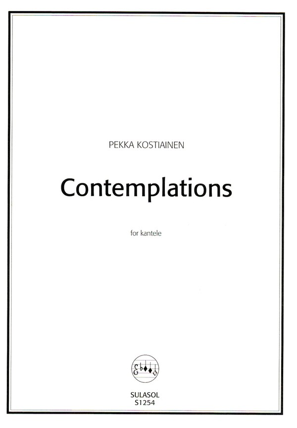 Contemplations  for kantele (Zither)  