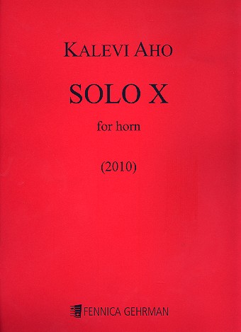 Solo X   for french horn  